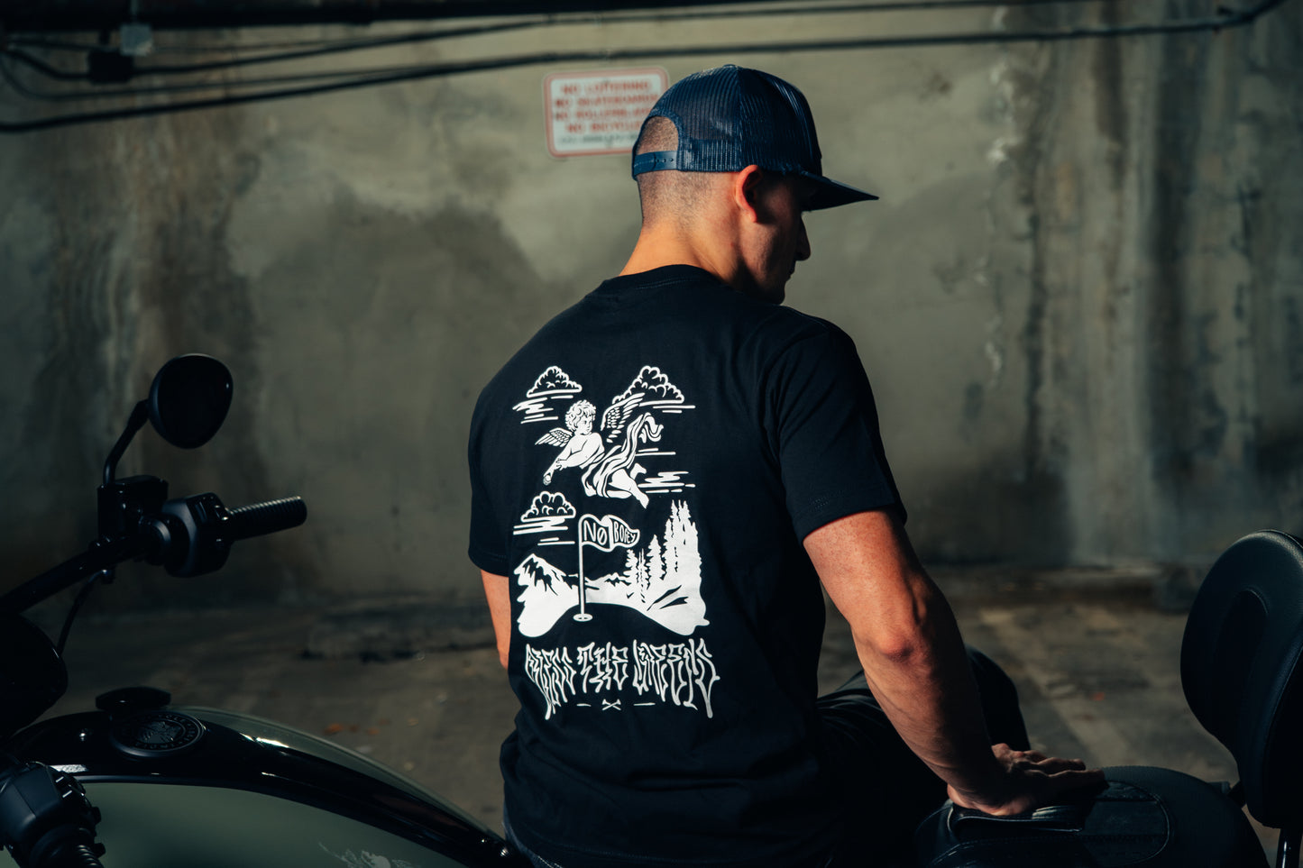 No Bogey Club “Bless The Greens” Angel Tee (V2)