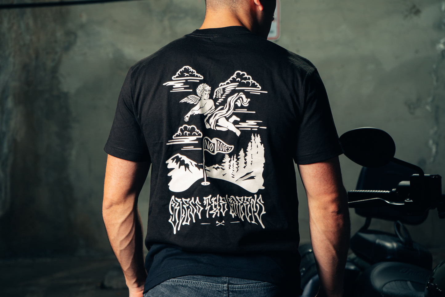 No Bogey Club “Bless The Greens” Angel Tee (V2)