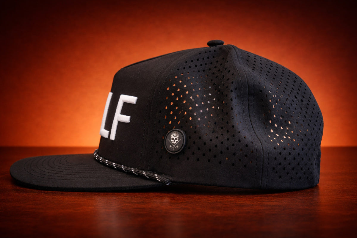 No Bogey Club "GOLF" Smoking Tiger Performance Snapback